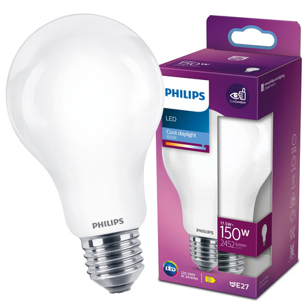 Żarówka LED E27 A67 17.5W = 150W 2452lm 6500K Zimna FILAMENT LED Classic Philips