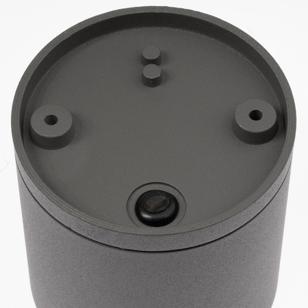 Lampa Sufitowa SPOT LED QUAZAR 18 GU10 IP44 KOBI ALUMINIUM Okrągła Szara