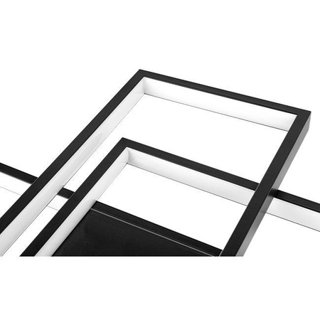 Lampa Sufitowa Żyrandol LED 72W CCT GALAXIS ORION Czarny + Pilot Sterujący