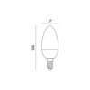 Żarówka LED E14 Świeczka 9W 900lm 4000K Neutralna 200° Premium Kobi