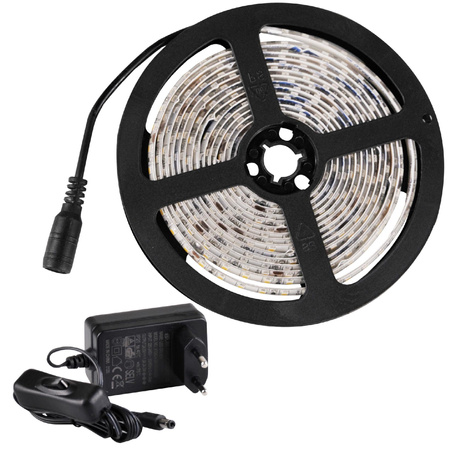 Taśma Pasek LED 9W 650lm 4000K Neutralna 120° Biała IP65 Ściemnialna Sanico Goldlux