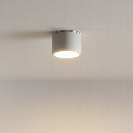 Oprawa Natynkowa LED GRANDI Halogenowa Sufitowa GX53 IP54 Tuba Okrągła Biała