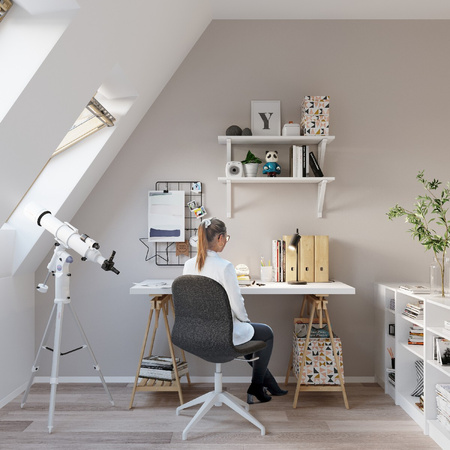 Lampa Biurkowa Stojąca Stołowa Nocna GU10 Tubularna Czarna Nowoczesna Ring Sollux