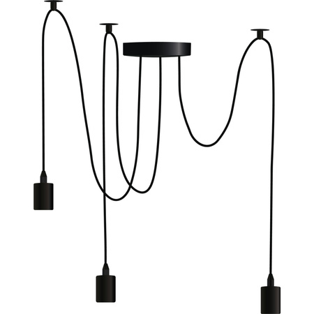 Lampa wisząca sufitowa ARANE PAJĄK 3 ramiona do LED 3x E27 LUMILED