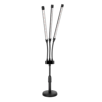 Lampka do Roślin LED Wspomagająca Wzrost Regulowana 10W Czarny Vitaro Kobi
