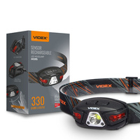 Latarka Czołowa Akumulatorowa LED 5W 330lm 5 Trybów Pracy USB-C Wodoszczelna IP67 Videx