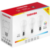 3PAK Żarówka LED E27 A60 8.5W = 60W 806lm 3000K Ciepła TOSHIBA