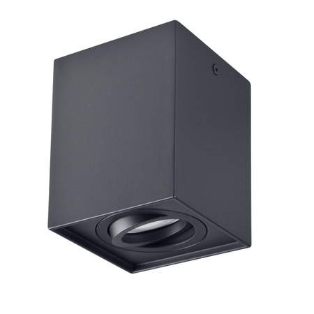 Oprawa sufitowa natynkowa Hadar Q1 1xGU10 ruchoma kwadrat czarna