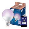 Żarówka LED E27 Kula G95 11W = 75W 1055lm 2200-6500K RGB + TW Inteligentna SMART WiFi Bluetooth Aplikacja WiZ Philips