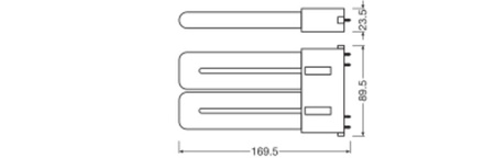 Żarówka LED DULUX 2G10 12W = 24W 1350lm 3000K Ciepła Biała FILAMENT LEDVANCE