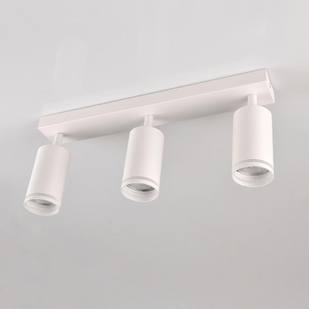 Lampa Listwa Oprawa Sufitowo-Ścienna LED PARIS 3 x GU10 Biały GOLDLUX (Polux)