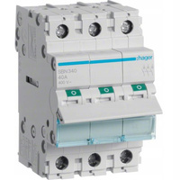 Rozłącznik Izolacyjny Wyłącznik Modułowy 3P 63A 400V AC HAGER