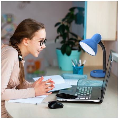 Lampka Biurkowa Oprawa Stołowa Regulowana E27 Śmieszek Kobi