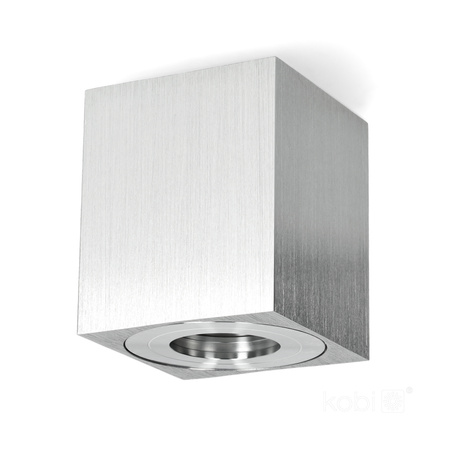 Oprawa Natynkowa Halogenowa Wodoodporna Aluminiowa GU10 IP44 Chrom Aquarius Kobi