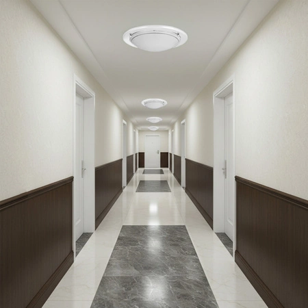 Plafon LED Lampa Sufitowa Oprawa Ścienna Natynkowa 2x E27 Biały Klasyczny