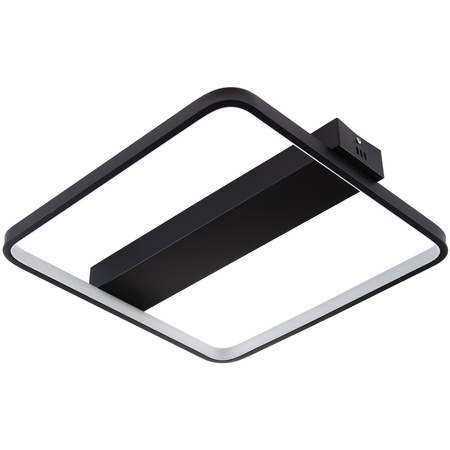 Lampa Sufitowa Żyrandol LED Galax 40W czarny + Pilot