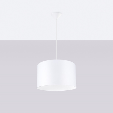 Lampa Sufitowa Wisząca Zwis E27 Żyrandol Owalna Biała Minimalistyczna Nova Sollux