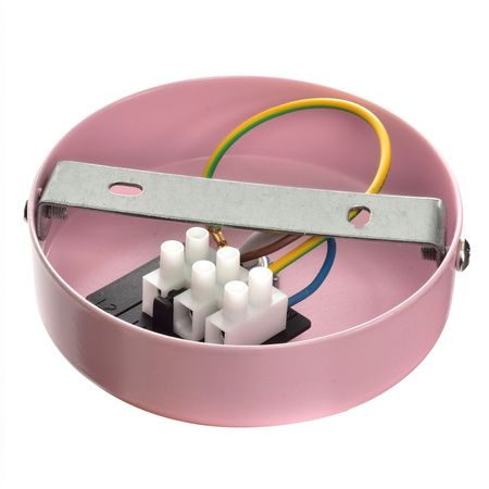 Lampa wisząca KAGO 1xE27 Dziecięca Różowy Motyl Różowa MLP4927 Milagro Metal