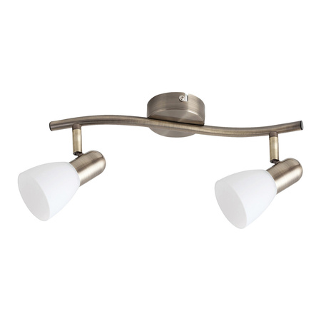 Lampa Sufitowa Punktowa Reflektor Spot 2x E14 Brązowy Klasyczny Soma 6307 Rabalux