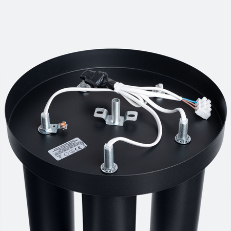 Lampa Sufitowa Plafon Tuba Spot 5x GU10 Czarna Lagos Ocean Green SL.1467 Sollux