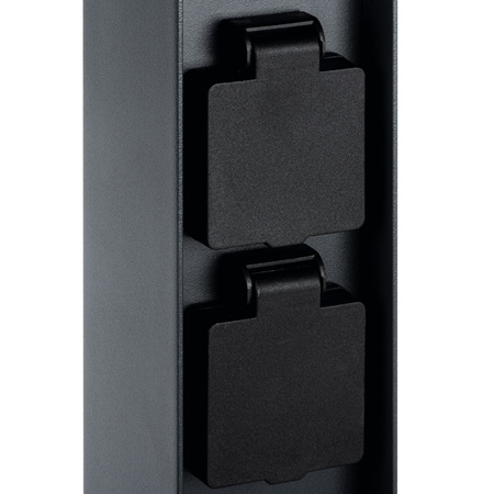 Słupek Lampa Ogrodowa Zewnętrzna z Gniazdkiem Stojąca G9 IP44 Antracyt DASTEN KANLUX