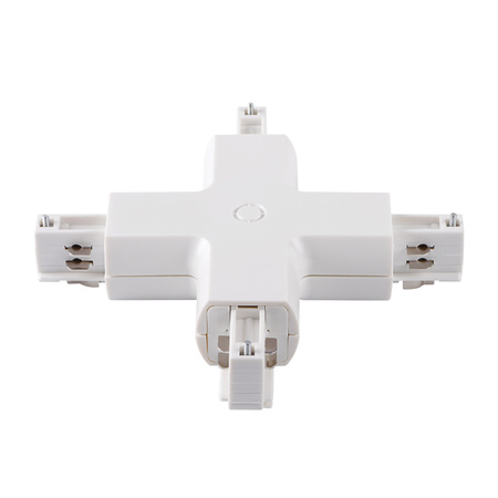 Łącznik typu X do Szynoprzewodów Wewnętrzny 16A Biały TEAR Kanlux