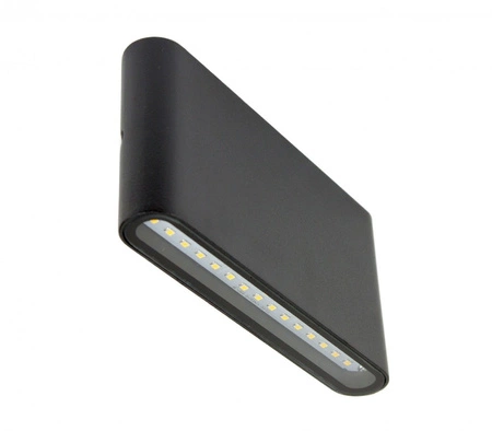 Lampa Ogrodowa Zewnętrzna Elewacyjna KINKIET LED Slim M1016 BL 11W 1250lm 3000K Ciepła Su-Ma