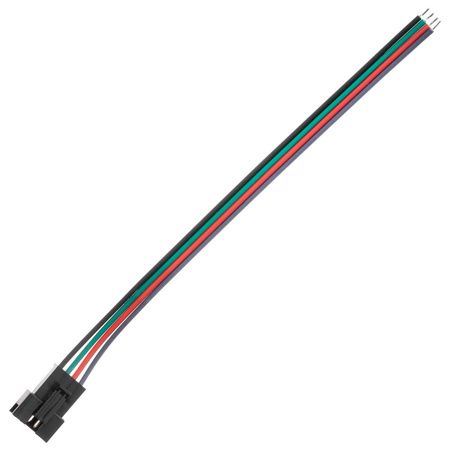 Złączka męska do taśmy LED 4PIN RGB z przewodem 10mm
