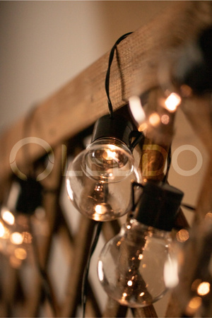 Girlanda Solarna Ogrodowa OZDOBNA Łańcuch Świetlny 3,35m 10xLED PRZEŹROCZYSTYCH Kuleczek 3000K