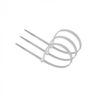 Opaski Zaciskowe Kablowe 4.6x250 mm Białe TRYTYTKI TRYTKI ZIPERKI PREMIUM OKP-46250W .MORE 100 szt.