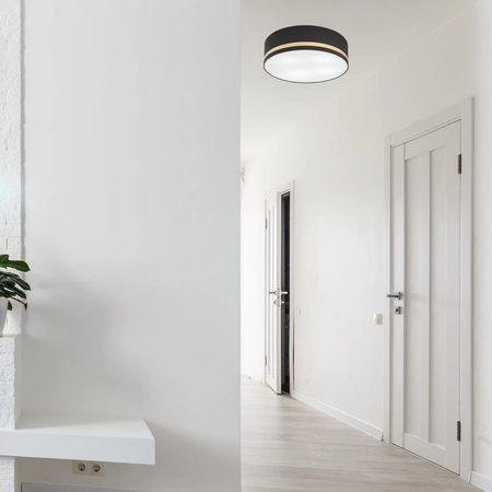 Plafon LED Lampa Sufitowa GLORIA 4xE27 Czarna Biała LM-4.202 Lamkur