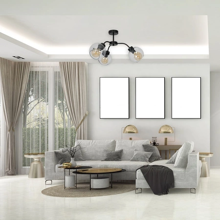 Lampa Sufitowa SOFIA CLEAR 3xE27 Milagro