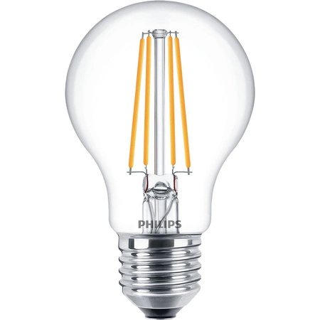 Zestaw 6x Żarówka LED E27 A60 7W = 60W 806lm 2700K Ciepła Filament PHILIPS