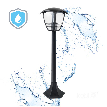 Lampa Ogrodowa Słupek Zewnętrzny Stojący LED E27 IP54 Czarny Tvio Kobi