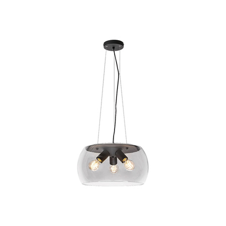 Lampa Wisząca Sufitowa E27 Czarny Nowoczesny Ursula Rabalux