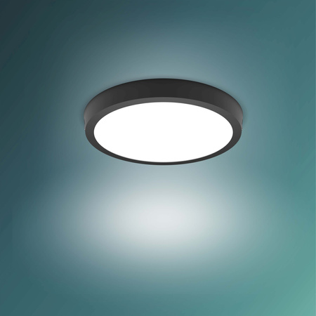 Lampa Sufitowa Plafon LED 20W 1900lm 2700K Czarna Magneos Philips