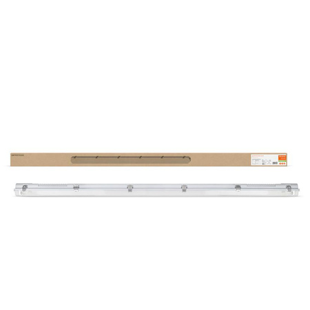 Lampa Oprawa Hermetyczna G13 Natynkowa Szary 158.5x6.5cm IP65 IK08 Dampproof Ledvance