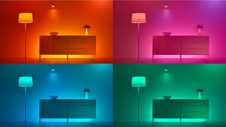 Żarówka LED E27 Kula G95 6.3W = 40W 470lm 2200-6500K RGB + TW FILAMENT Inteligentna SMART WiFi Bluetooth Aplikacja WiZ Philips