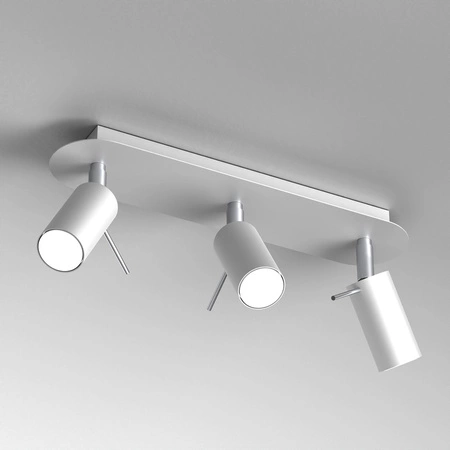 Lampa Sufitowa PRESTON Biała Chrom 3x mini GU10 Milagro
