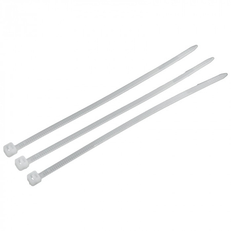 Opaski Zaciskowe Kablowe 3.6x100 mm Białe TRYTYTKI TRYTKI ZIPERKI PREMIUM OKP-36100B .MORE 100 szt.