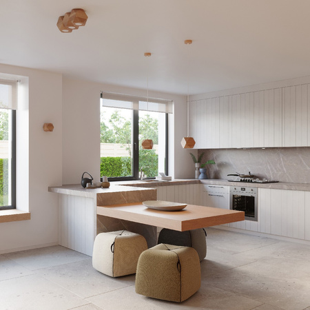 Lampa Ścienna Kinkiet G9 Geometryczna Brązowa Skandynawska Woody Sollux