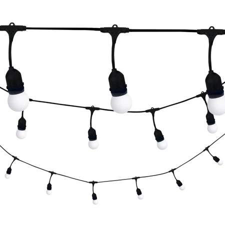 Girlanda Ogrodowa Łańcuch Świetlny Party 5,6m 10xE27 mleczny 6W GOLDLUX (Polux)