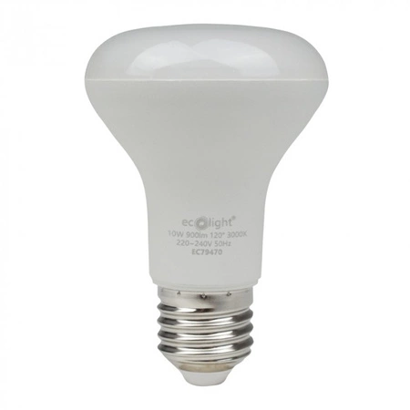 Żarówka LED Reflektor R63 E27 10W 900lm 3000K Ciepła Ecolight