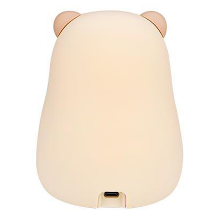 Lampka Nocna Dekoracyjna Kapibara Dziecięca LED 2.5W 18lm 3000K Ciepła RGB 360° Brązowa Masterled