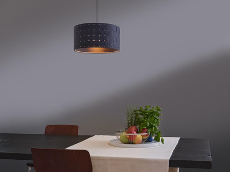 Lampa Sufitowa Wisząca Dekoracyjna E27 Zwis Szary Decor Ledvance