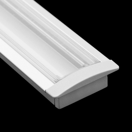 Zaślepka do profilu KM39K-S szara tworzywo sztuczne