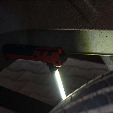 Latarka Akumulatorowa Warsztatowa Składana Magnes COB + LED 140lm + 360lm VA0104 Vayox