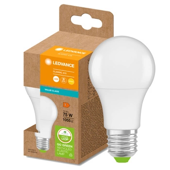 Żarówka LED PCR E27 A60 10W = 75W 1055lm 2700K 200° Eco Recykling Ciepła LEDVANCE