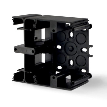 Puszka Elektryczna Montażowa Natynkowy Czarna BINERA VIDEX