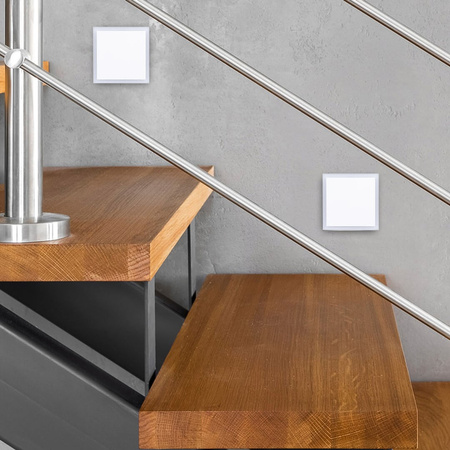 Oprawa Schodowa LED Dekoracyjna Neutralna 4000K Biała EVO Eko-Light